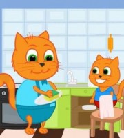 少儿动画片《橘小猫和恐龙》全58集 无对白 720P/MP4/464M 动画片橘小猫和恐龙下载