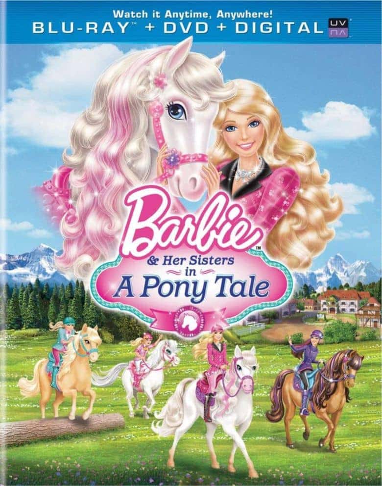 动画电影《芭比姐妹与小马 Barbie and Her Sisters in A Pony Tale 2013》国语版+英语版