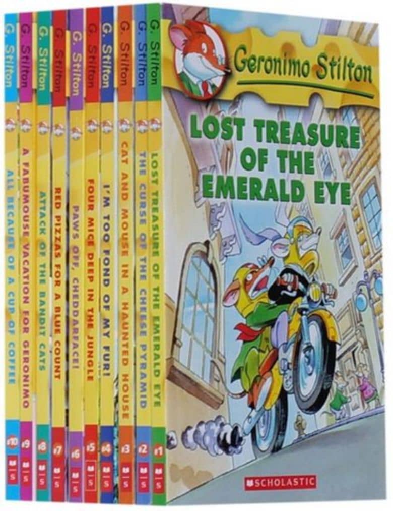动画绘本《老鼠记者 Geronimo Stilton》英文原版绘本1-10册（PDF+MP3）