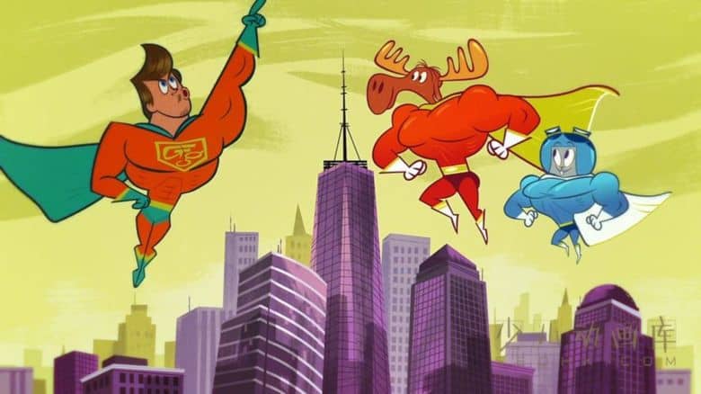《波波鹿与飞天鼠 The Adventures of Rocky & Bullwinkle》全26集 国语版26集+英语版26集