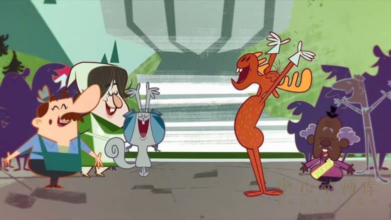 《波波鹿与飞天鼠 The Adventures of Rocky & Bullwinkle》全26集 国语版26集+英语版26集