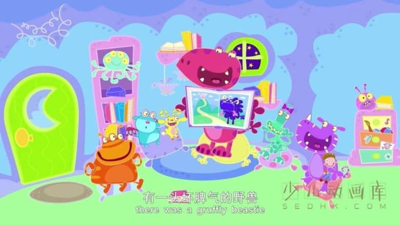 动画片《啸啸幼儿园 School of Roars》全52集 国语版52集+英语版52集