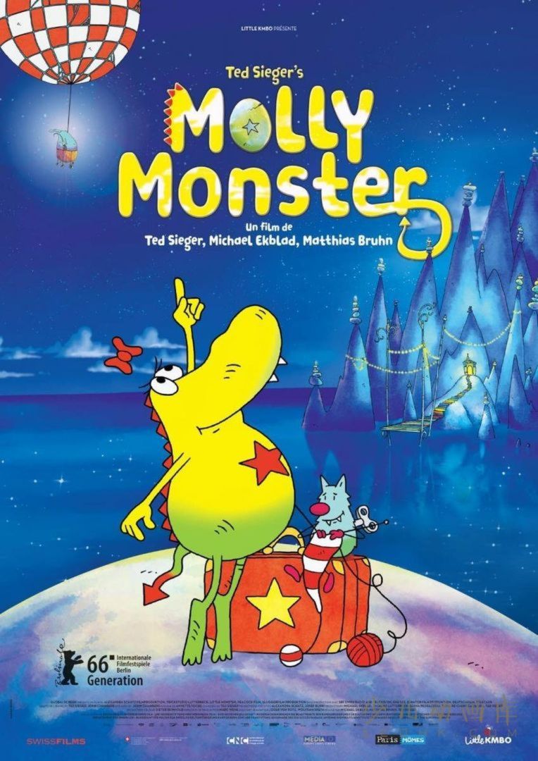 动画片《小怪兽茉莉 Ted Sieger’s Molly Monster》全52集 国语中字