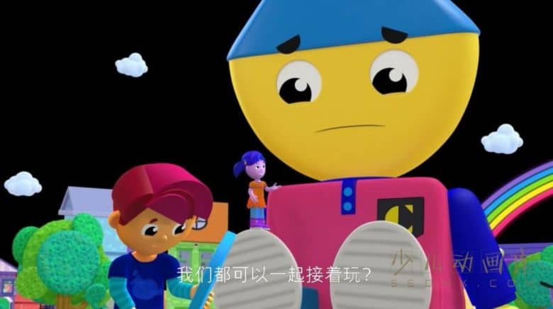 《查理和幻彩城市 Charlie's Colorforms City》全13集 国英德法西班牙五语五字